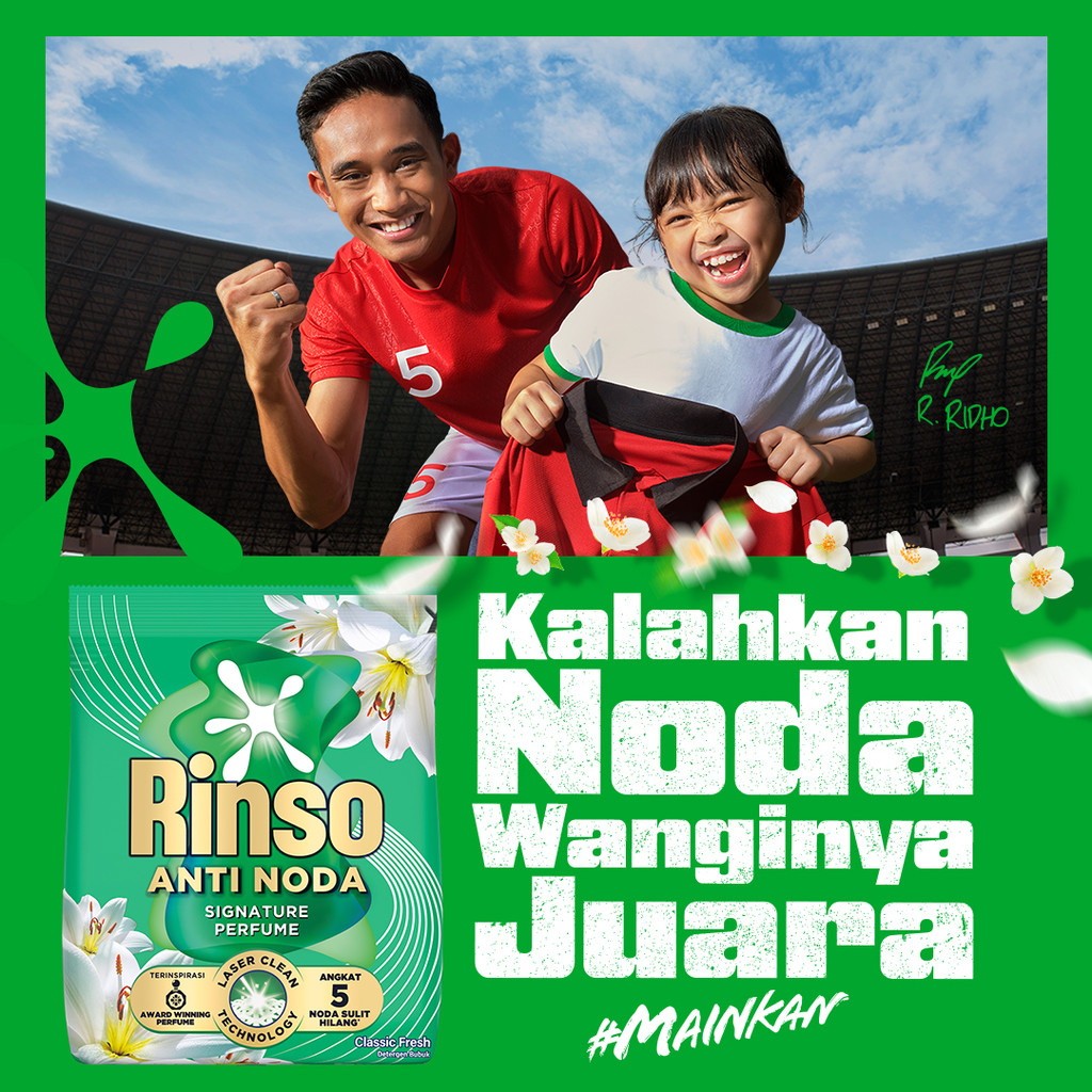 [Lebih Hemat 25%] Rinso Baru Detergen Bubuk Varian Classic Fresh 1440g x2 - Gambar 4