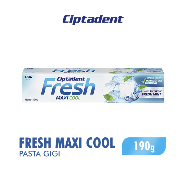 Ciptadent Pasta Gigi Maxi Cool Fresh Tube 190 gr x2 - Gambar 2