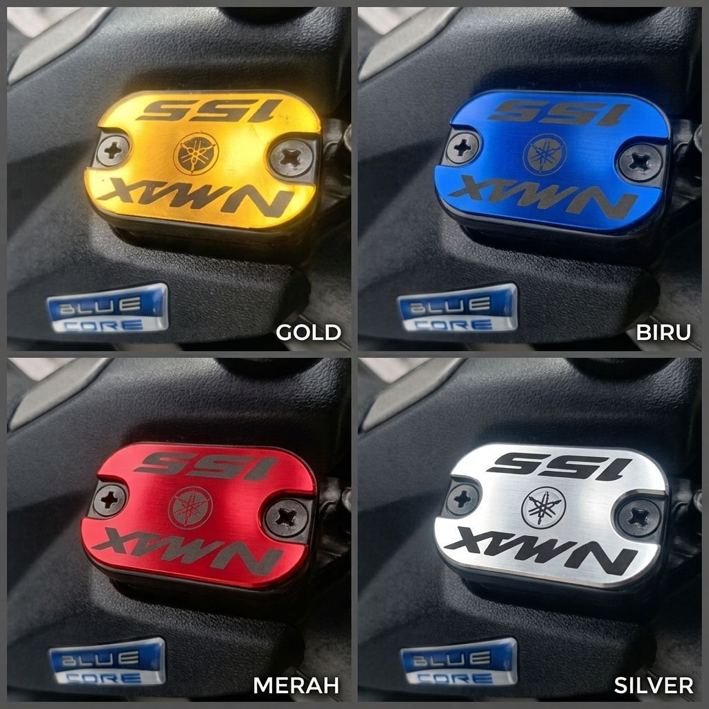 Garnish Rem NMAX Akrilik Merah, gold, biru, silver cocok untuk motor jenis NMAX
