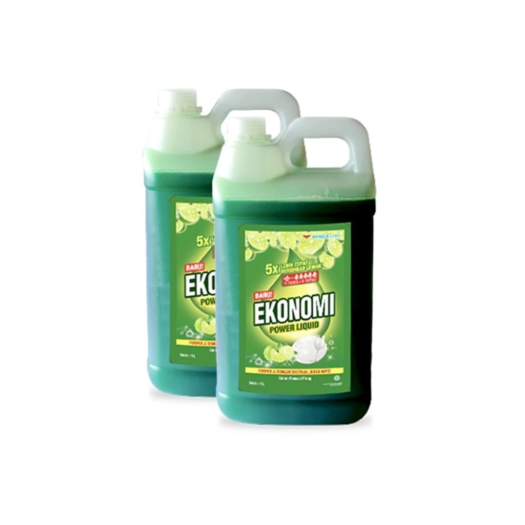 Ekonomi Sabun Cuci Piring Jeruk Nipis Jerigen 5 Liter x2 - Gambar 2
