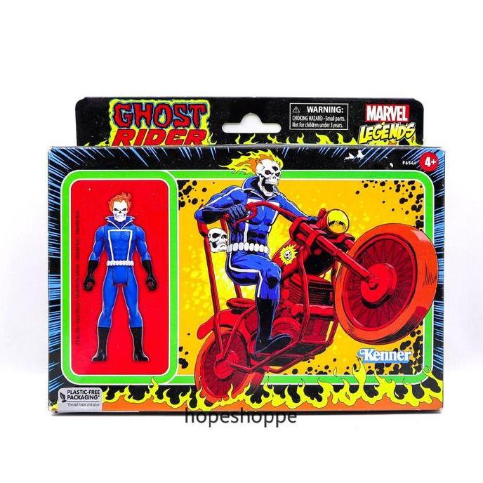 Action Figure Marvel Legends Series Retro Kenner Collection Ghost Rider ...