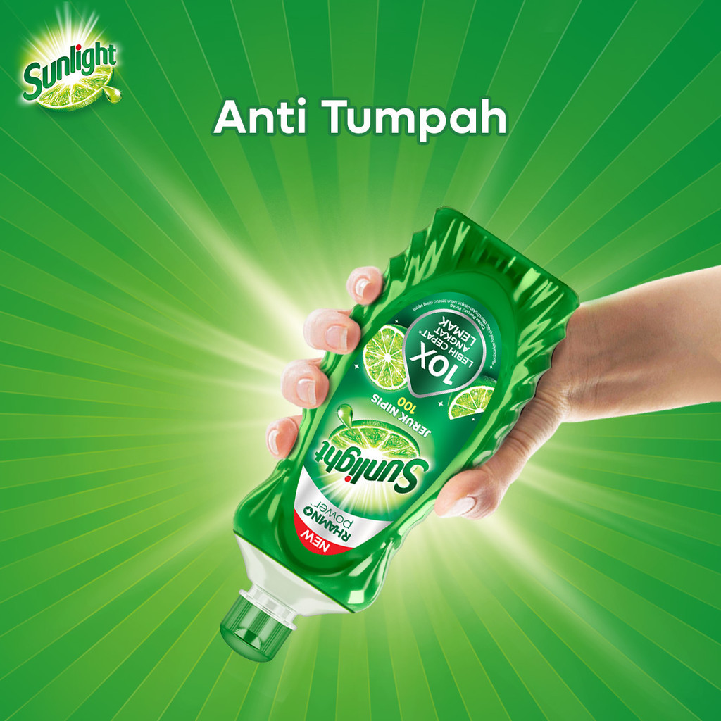 [BARU!] Sunlight Jeruk Nipis Botol 675g - 10x bersihkan lemak lebih cepat x6 - Gambar 2