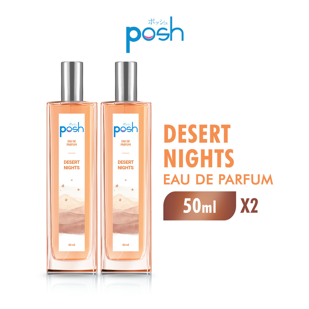 Posh Girls Eau de Parfum Desert Night Wanita EDP 50 ml x2