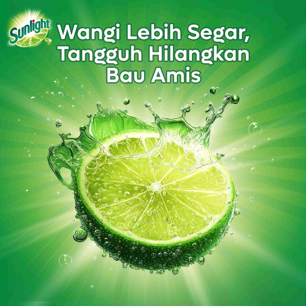 [BARU!] Sunlight Jeruk Nipis Botol 675g - 10x bersihkan lemak lebih cepat x6 - Gambar 4