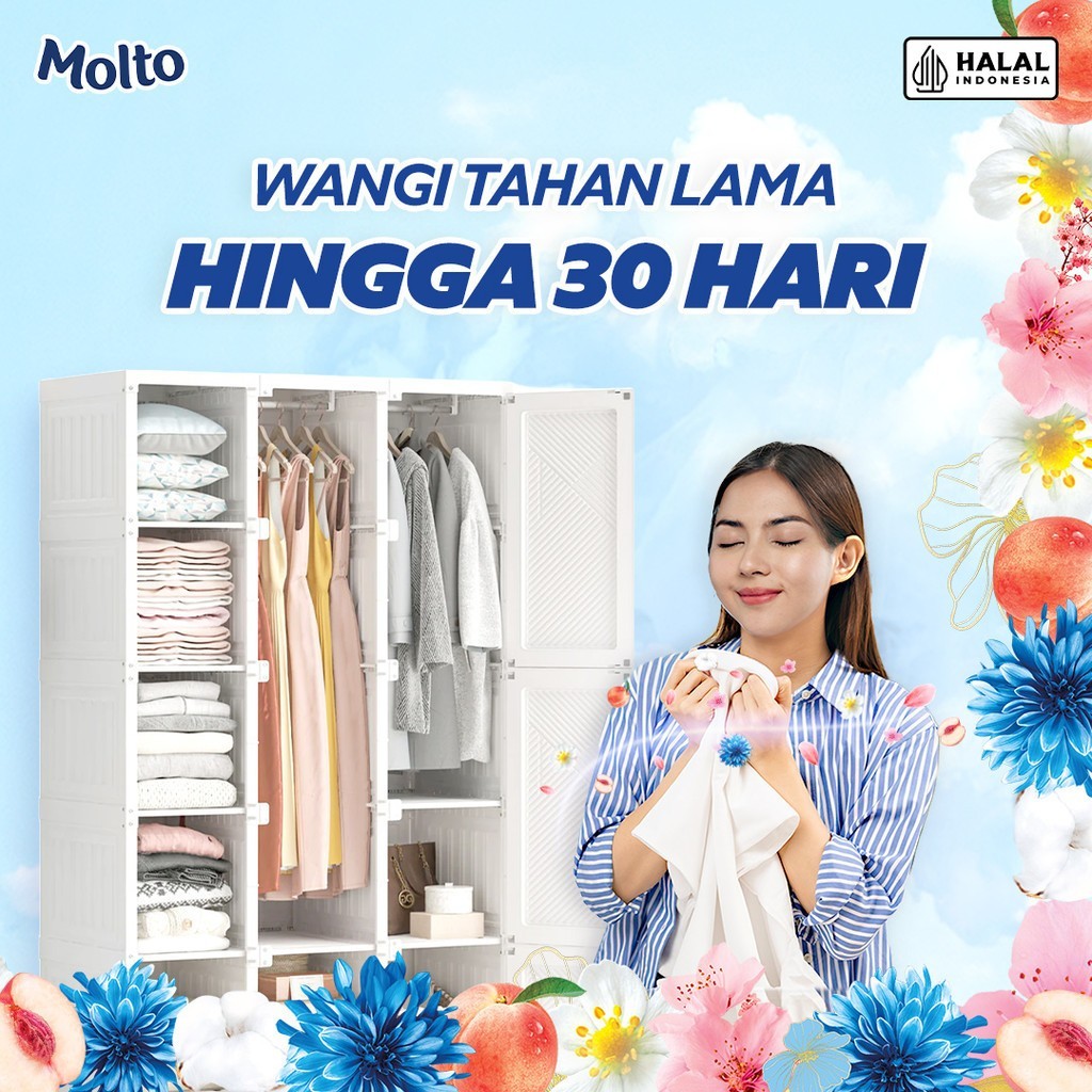 [Beli 6 DAPAT 9] Molto Trika Pelicin dan Pewangi Pakaian All Varian 300mL x9 - Gambar 3