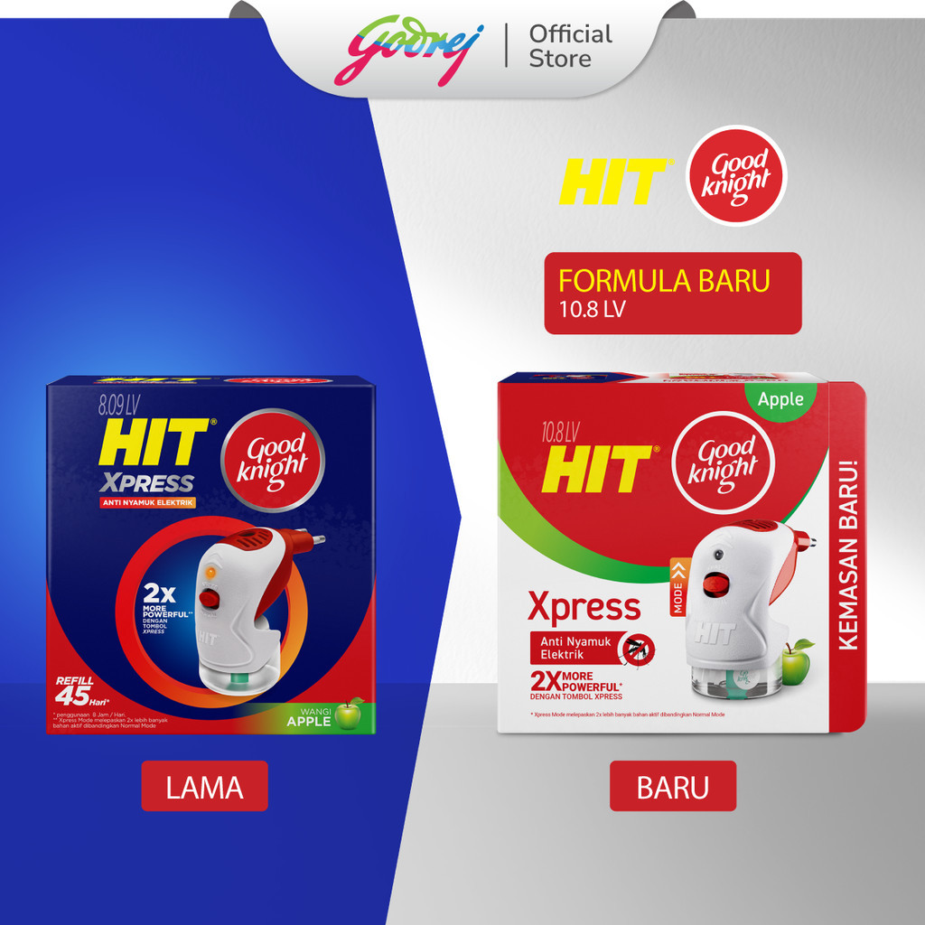 Hit Good Knight Xpress Set x3 - Obat Nyamuk Elektrik - Bunuh Nyamuk Penyebab Demam Berdarah (DBD) - Gambar 2