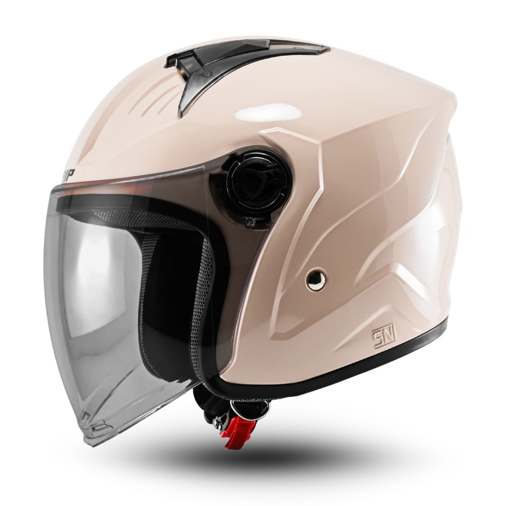 Helm Bipplast Voltix Dewasa Helem Half Face SNI Kekinian Pria Wanita - Gambar 2