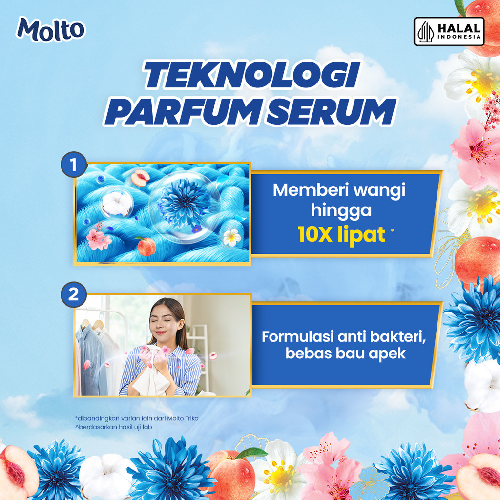 [Beli 6 DAPAT 9] Molto Trika Pelicin dan Pewangi Pakaian All Varian 300mL x9 - Gambar 4