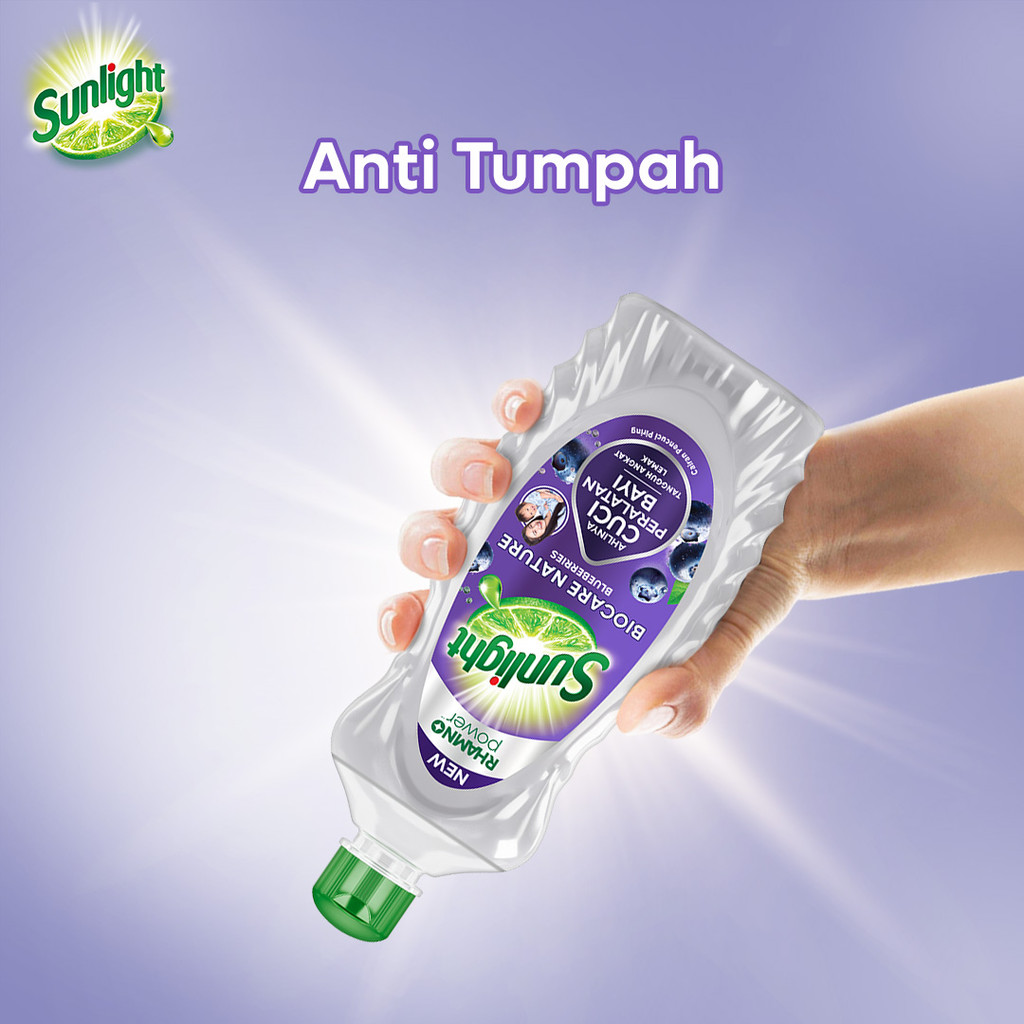 [BARU!] Sunlight Biocare Nature Botol 675g x2 - Sabun Cuci Botol Bayi - Gambar 3