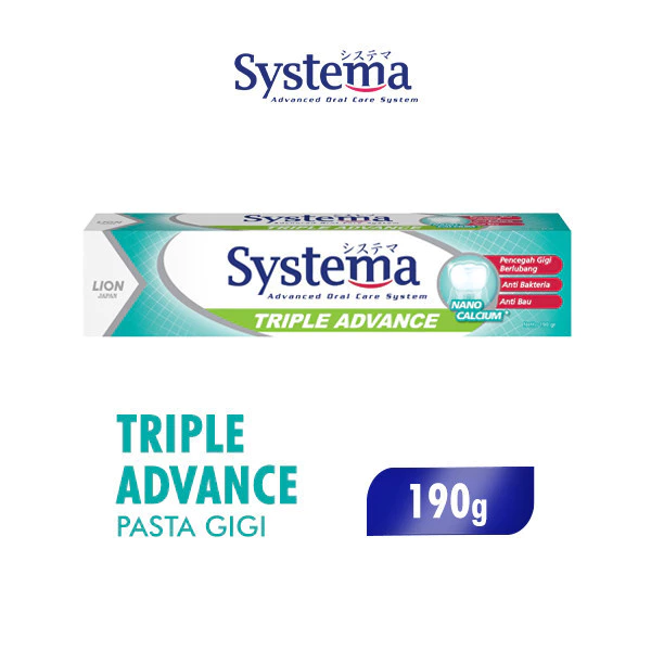 Systema Pasta Gigi Triple Advance Tube 190 gr x3 - Gambar 2
