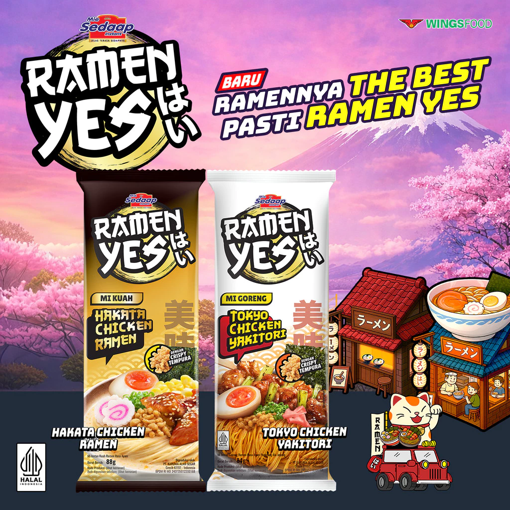 Ramenyes Mie Instan Kuah Hakata Chicken Bag 88Gr x3 - Gambar 4
