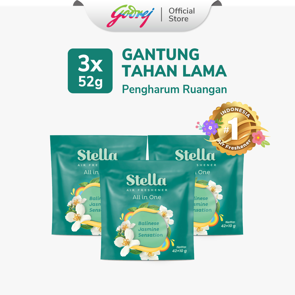 Stella All In One Balinese Jasmine Sensation x 3 - Pengharum Ruangan