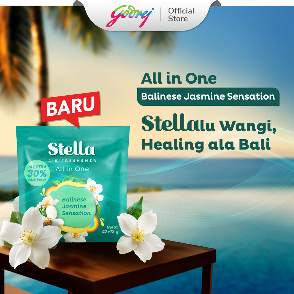 Stella All In One Balinese Jasmine Sensation x 2 - Pengharum Ruangan - Gambar 3