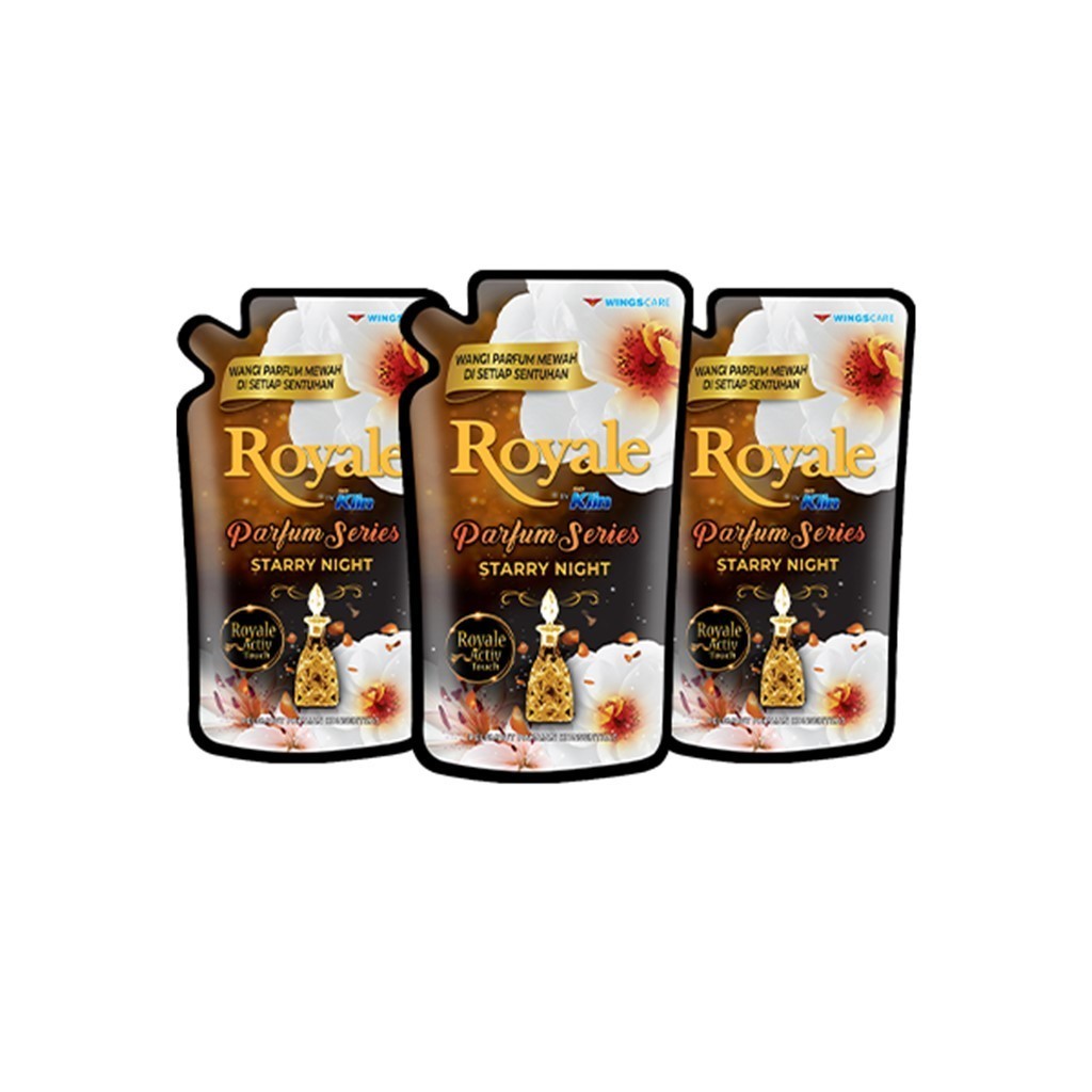 Royale Parfum Series Pelembut dan Pewangi Pakaian White Starry Night 600 ml x3 - Gambar 3