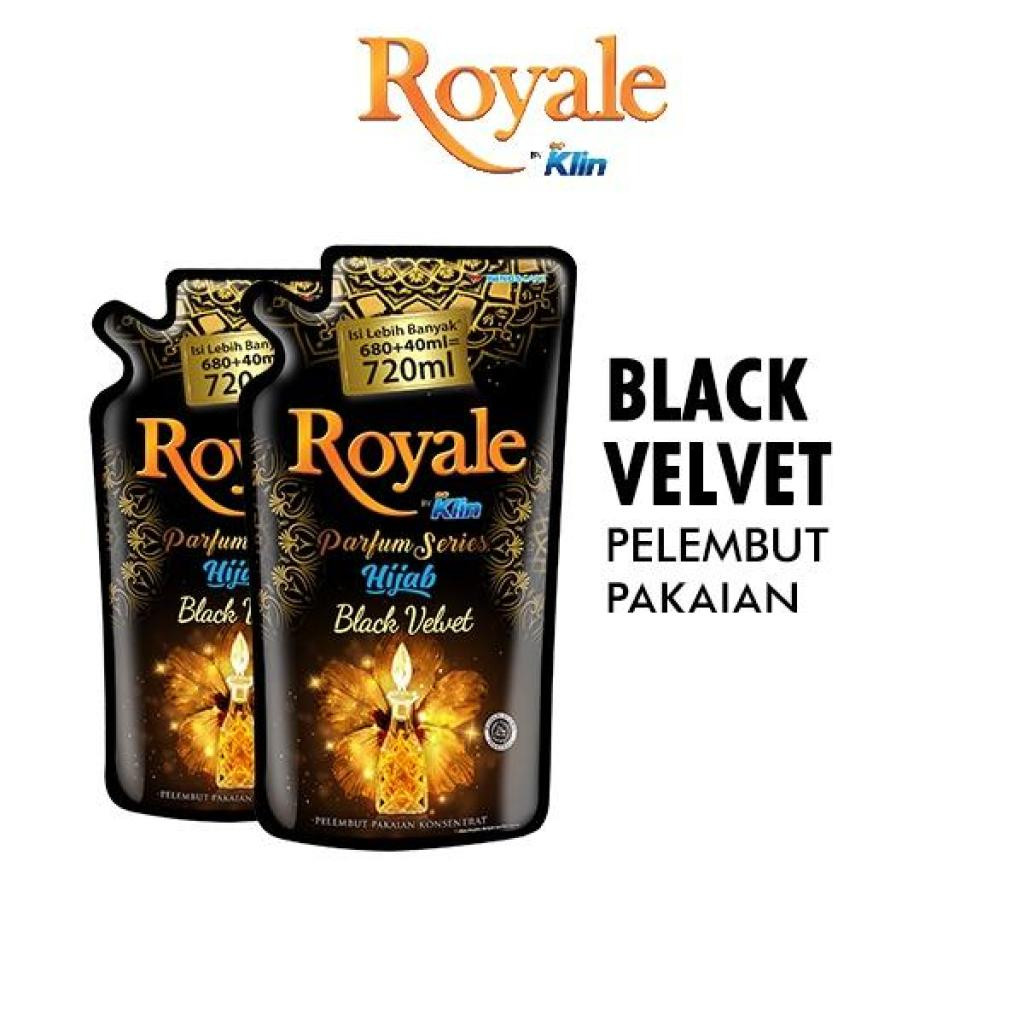 Royale Parfum Series Pelembut dan Pewangi Pakaian Hijab Black Velvet 600 ml x2 - Gambar 2