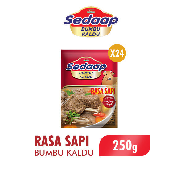 Sedaap Bumbu Kaldu Sapi 250 gr x24
