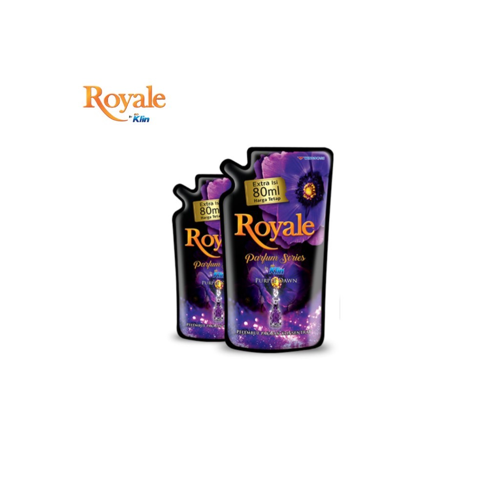 Royale Parfum Series Pelembut dan Pewangi Pakaian Purple Dawn 600 ml x2 - Gambar 3