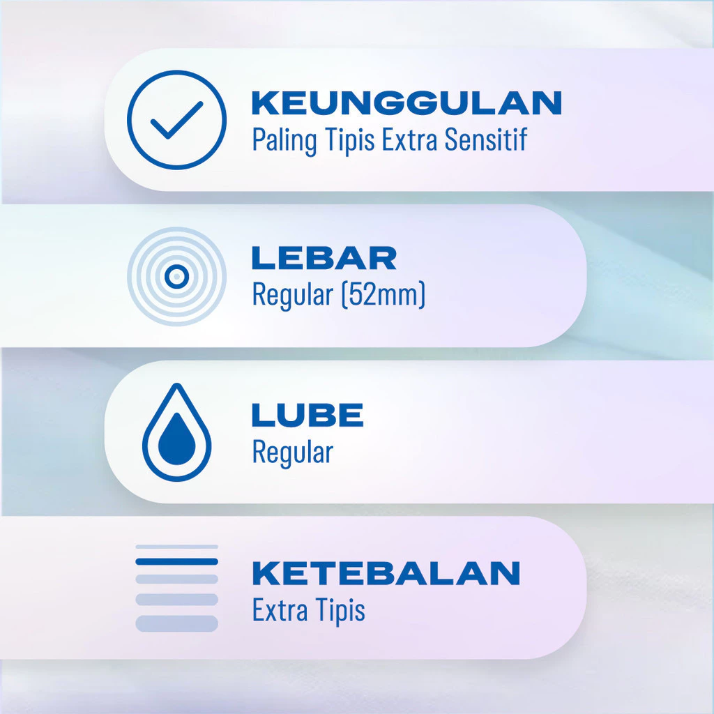 (BEST SELLER) Durex Invisible Extra Thin Extra Sensitive - 10s (2 pcs) (Kondom Pria Extra Tipis Dengan Lubricant, Untuk Sensasi Seperti Tidak Pakai Kondom / Alat Kontrasepsi) - Gambar 4