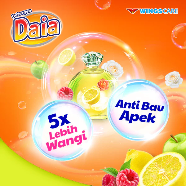 Daia Detergen Bubuk Fruity 1,5 kg x2 - Gambar 3