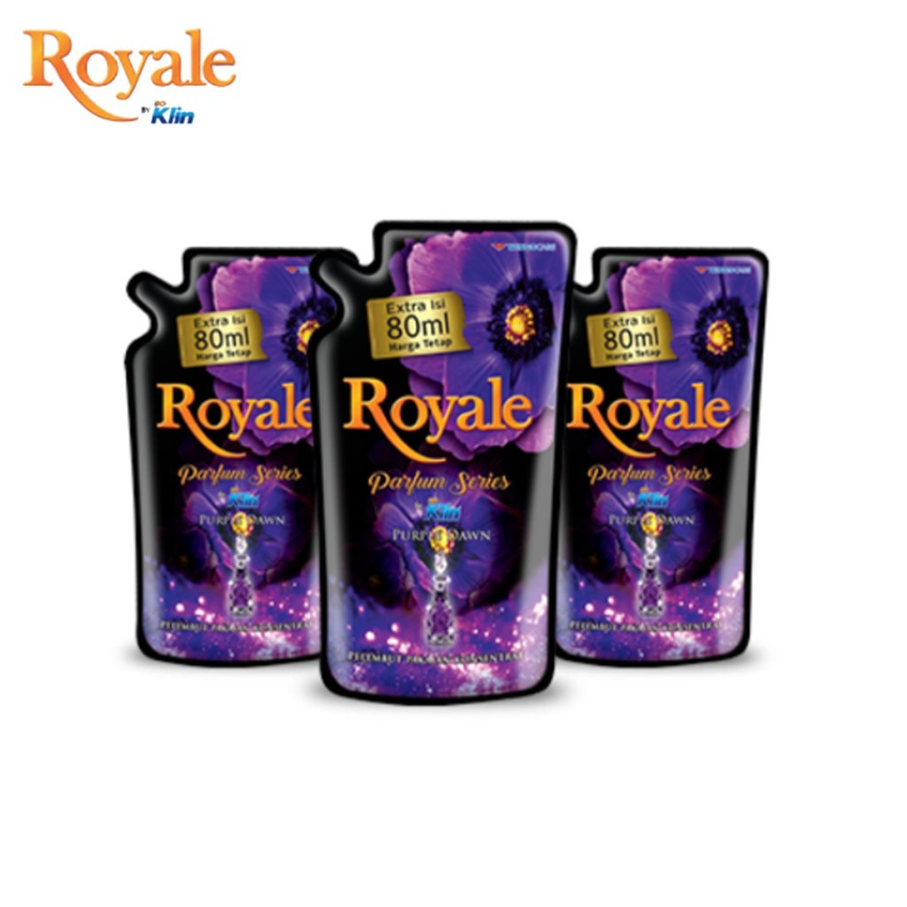 Royale Parfum Series Pelembut dan Pewangi Pakaian Purple Dawn 600 ml x3 - Gambar 3