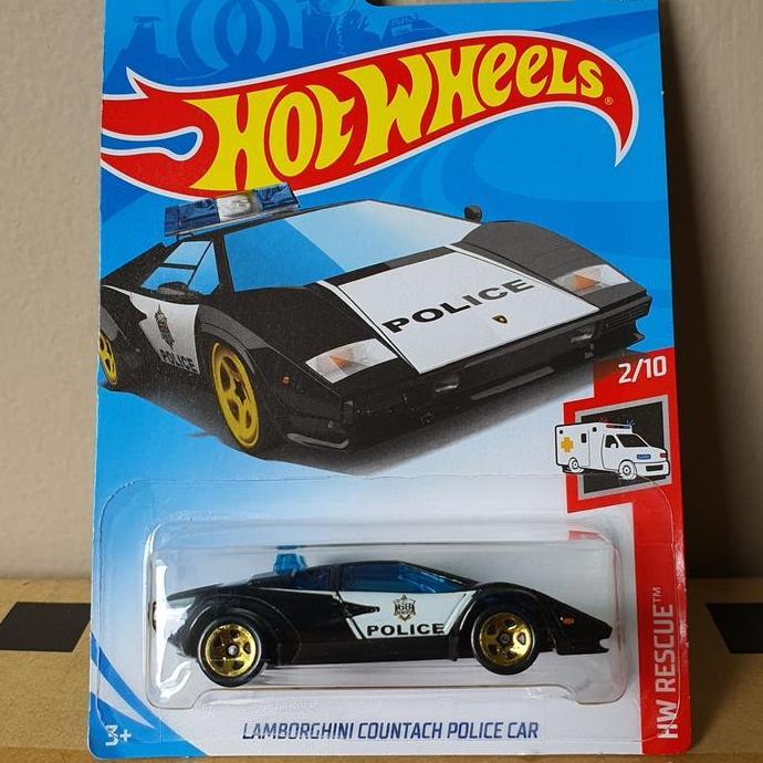 HOTWHEELS LAMBORGHINI HOTWHEELSOriginal COUNTACH POLICE CAR ...