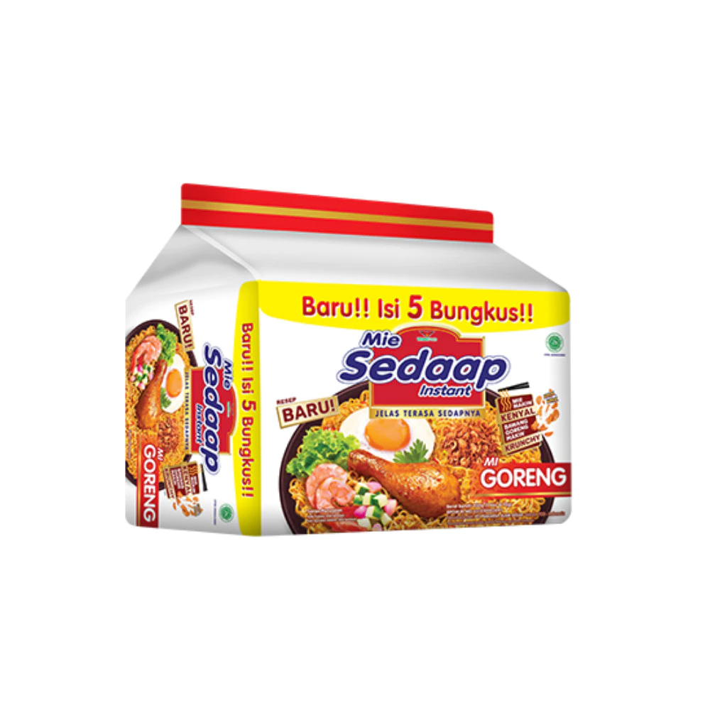 Sedaap Mie Instan Goreng Isi 5 Bag 90 gr x8 - Gambar 4