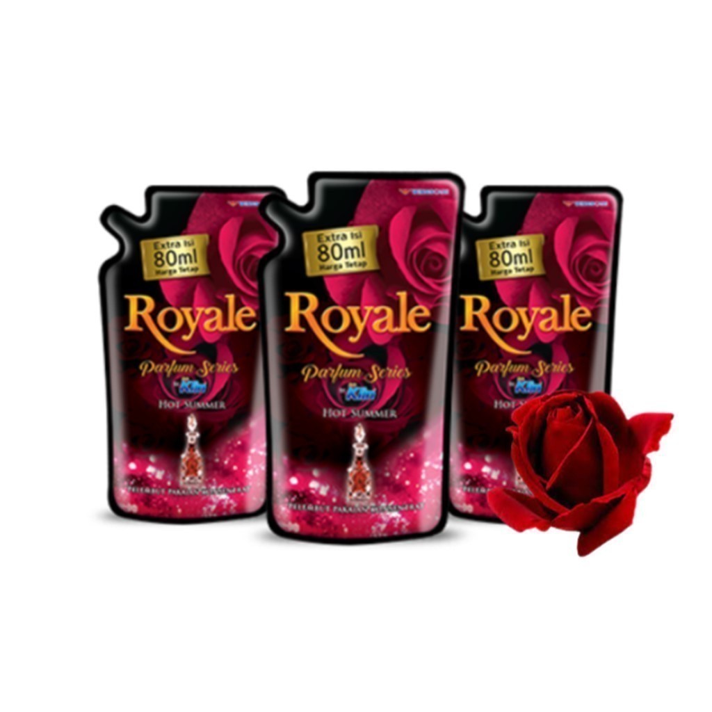 Royale Parfum Series Pelembut dan Pewangi Pakaian Red Hot Summer 600 ml x3 - Gambar 2