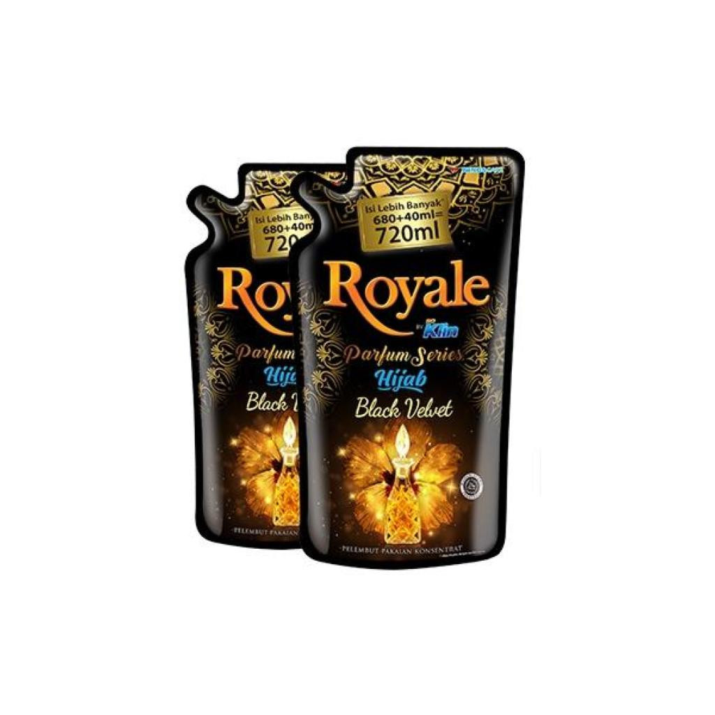 Royale Parfum Series Pelembut dan Pewangi Pakaian Hijab Black Velvet 600 ml x2 - Gambar 3
