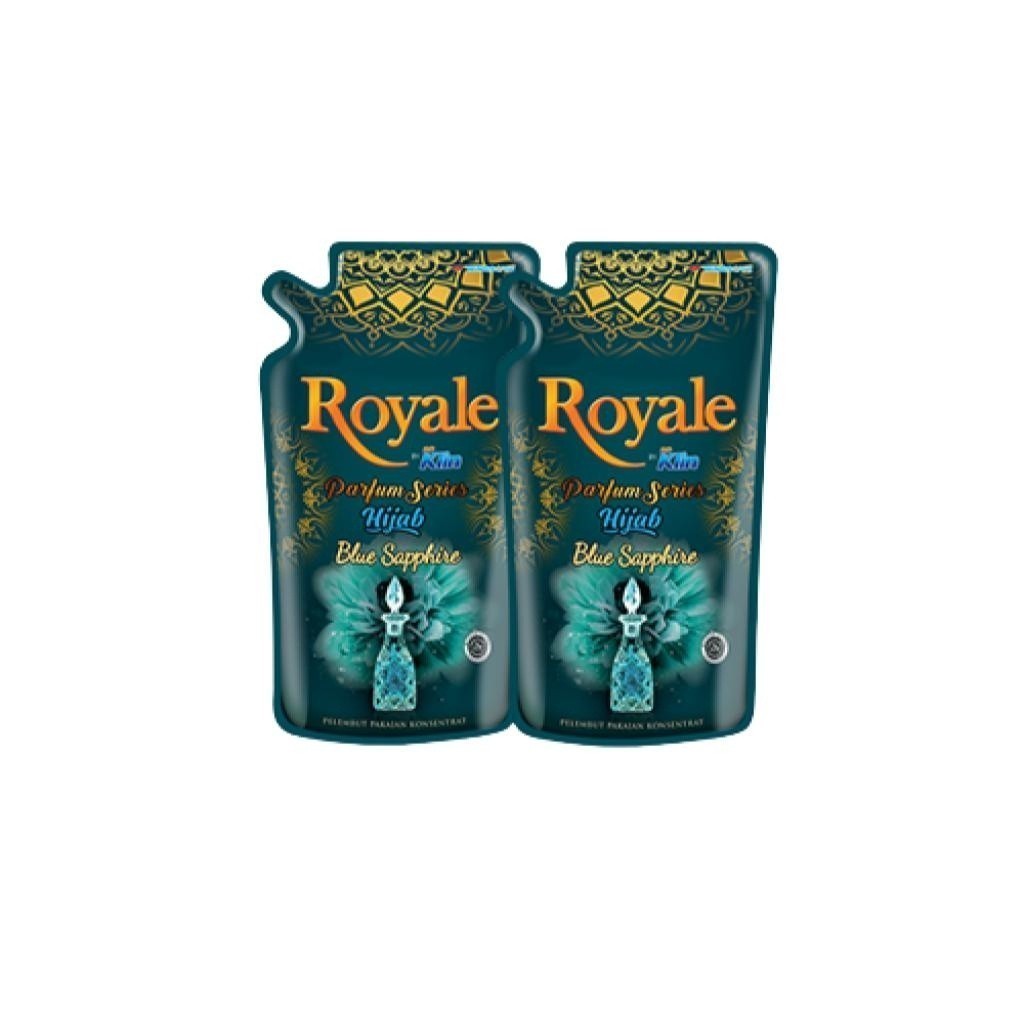 Royale Parfum Series Pelembut dan Pewangi Pakaian Hijab Blue Sapphire 600 ml x2 - Gambar 3