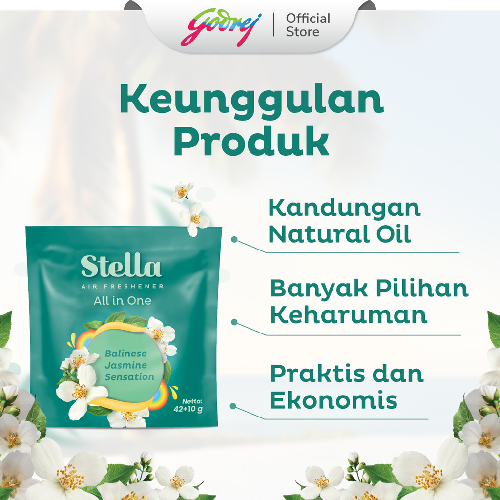 Stella All In One Balinese Jasmine Sensation x 2 - Pengharum Ruangan - Gambar 4
