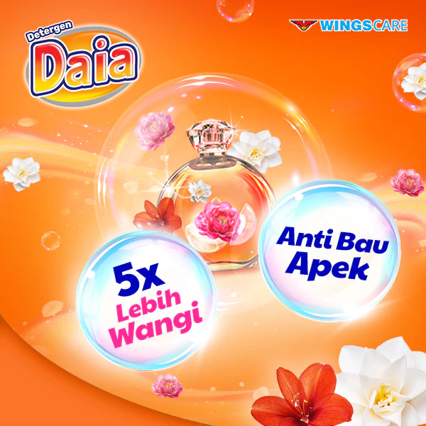 Daia Detergen Bubuk Floral 1,5 kg x2 - Gambar 3