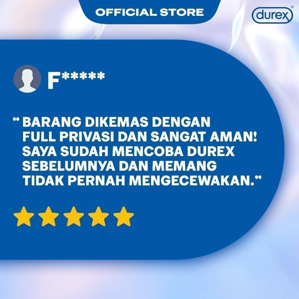 Durex Fetherlite - 12s (3 pcs) (Kondom Pria Tipis Yang Terasa Lembut Dengan Extra Lubricant, Nikmati Kedekatan Dengan Pasangan Tanpa Mengorbankan Keamanan. Alat Kontrasepsi) - Gambar 4