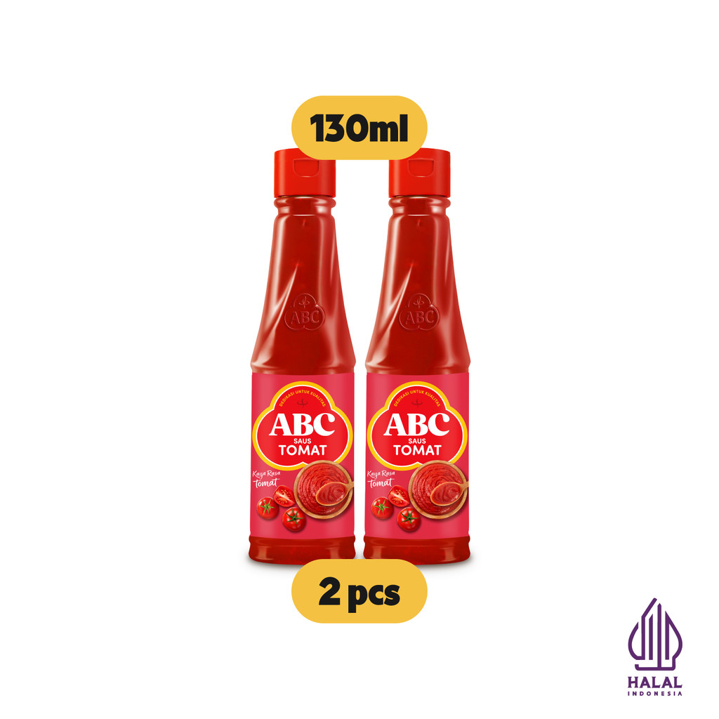 ABC Saus Tomat 130 ml - Twin Pack