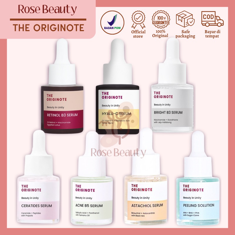 The ORIGINOTE SERUM RETINOL B3 BRIGHT B3 CERATIDES PEELING SOLUTION