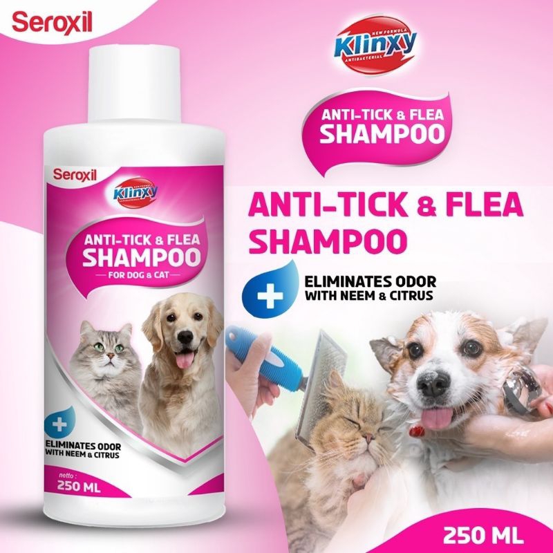 Klinky dog & cat peat Shampoo/dog cat Flea Shampoo 250ml Shopee Singapore