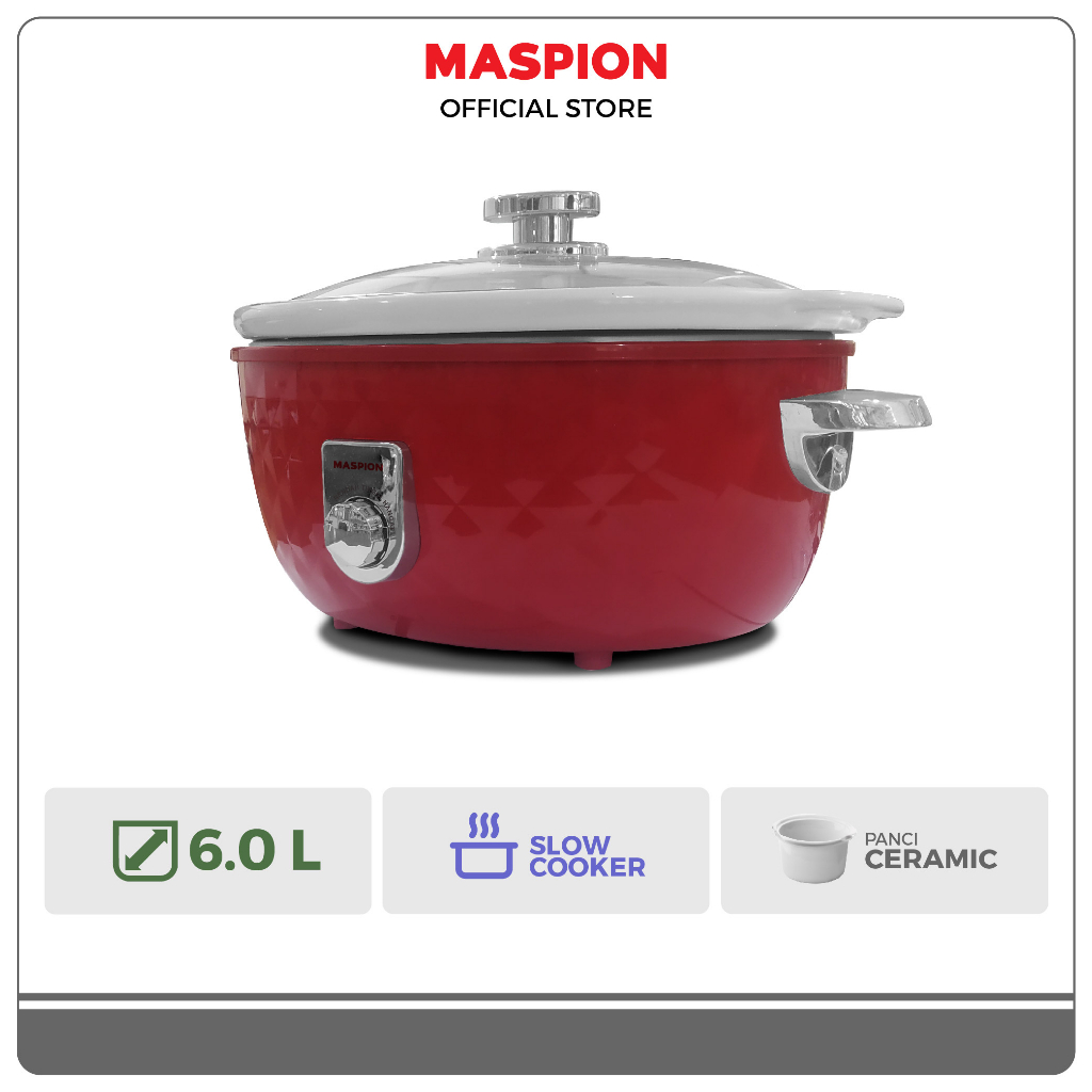 Maspion Slow Cooker Magic Cooker 6 Liter MSC-6500