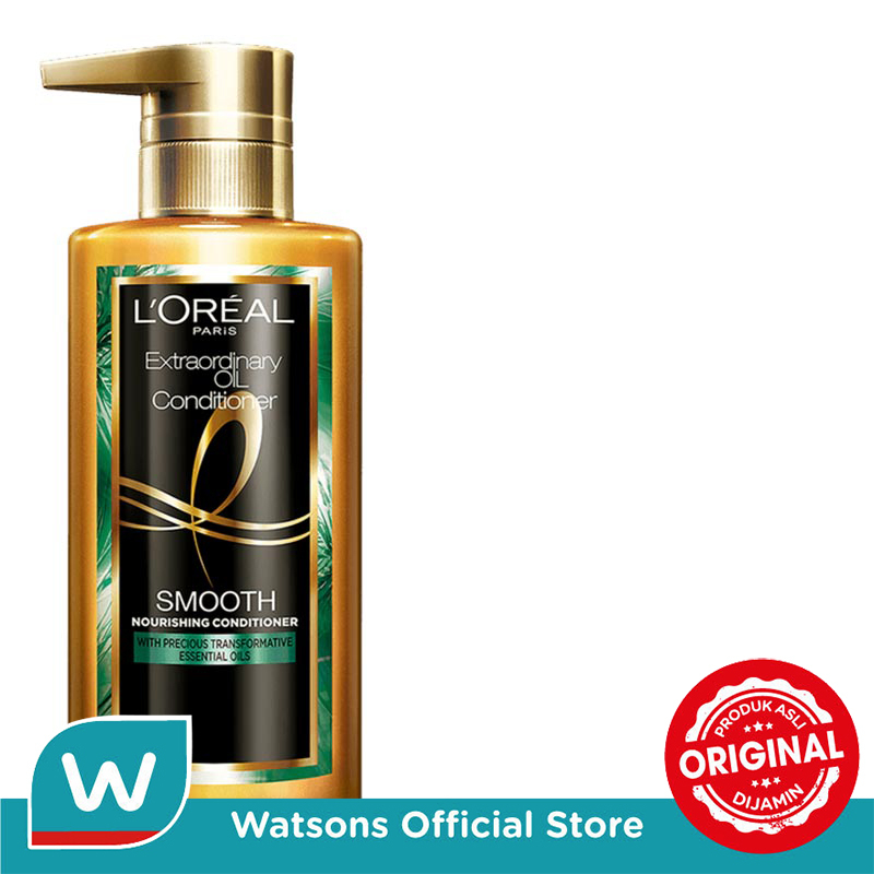 L'Oreal Extraordinary Oil Premium Conditioner Sleek 440ml - Gambar 2