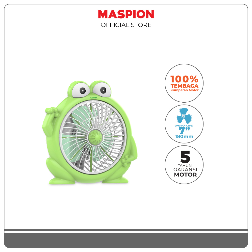 Maspion Kipas Angin Meja Desk Fan 7 Inch DF-704