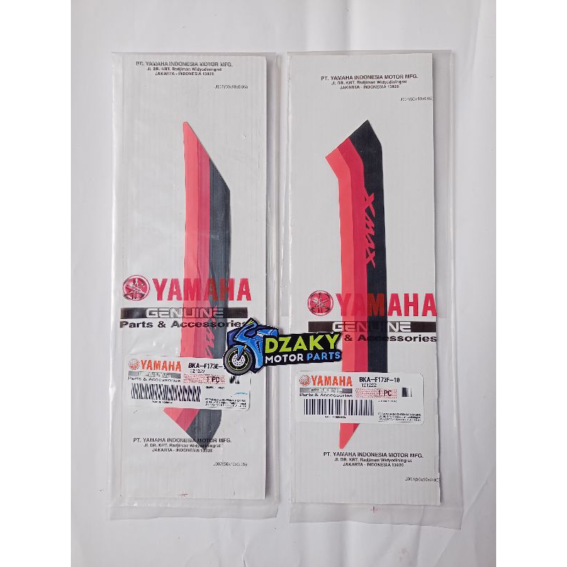 MERAH Graphic Striping Stripe Sticker Yamaha New Xmax X-Max Red ...