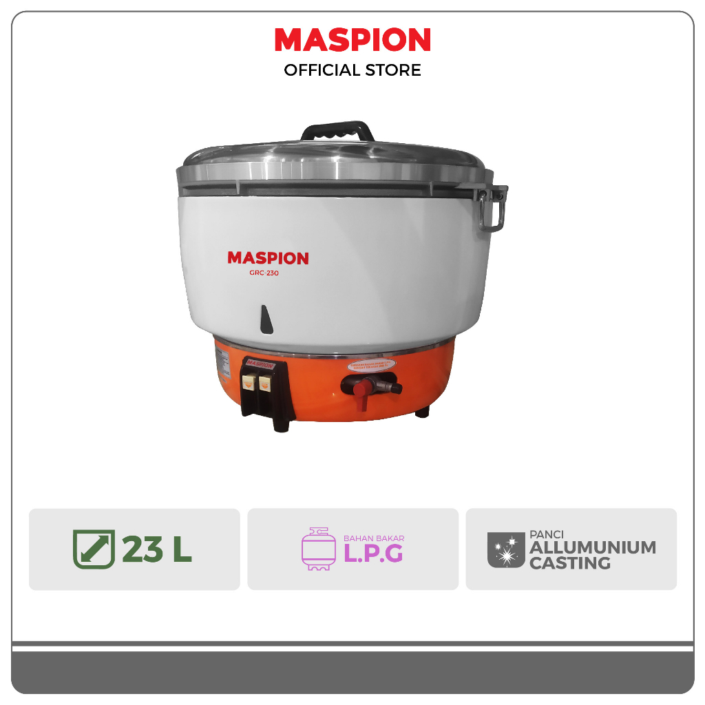 Maspion Rice Cooker Gas 23 Liter GRC-230