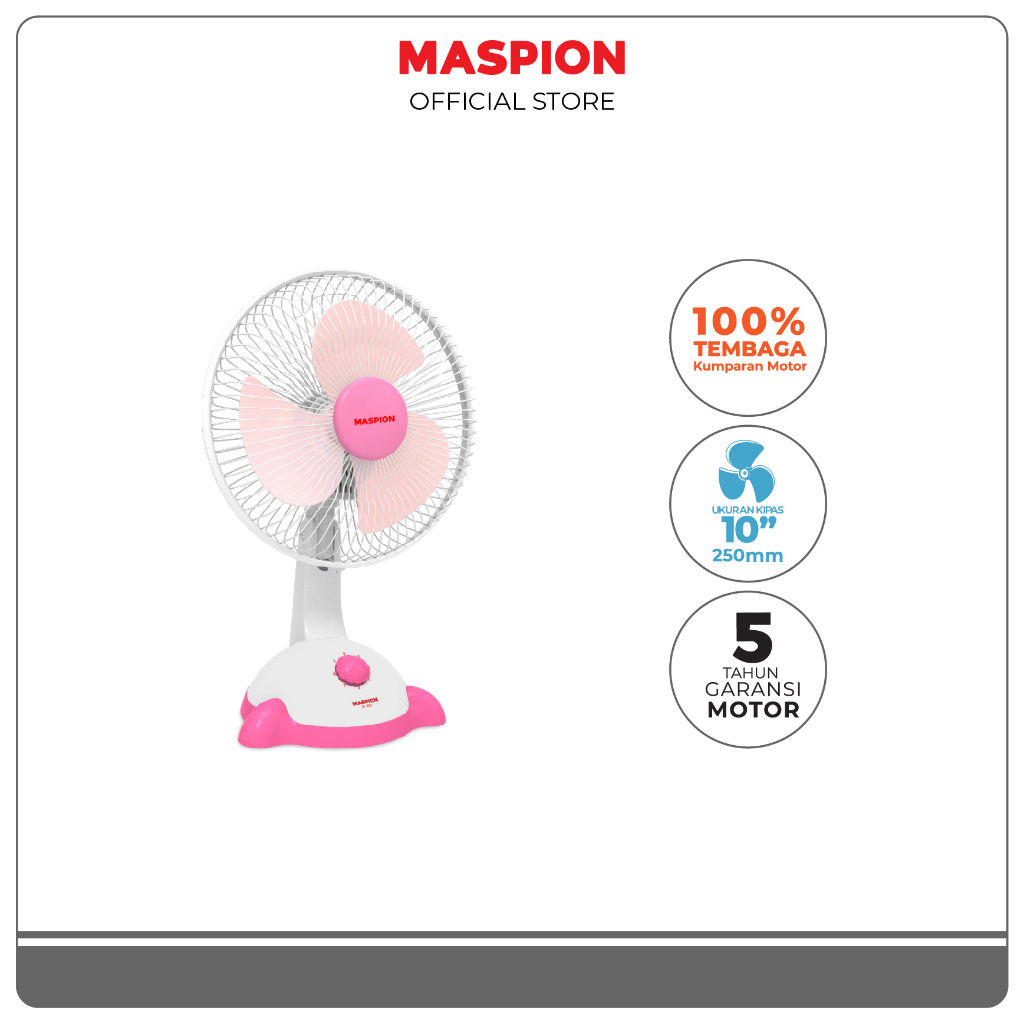 Maspion Kipas Angin Meja Desk Fan 10 Inch F-251 - Gambar 2