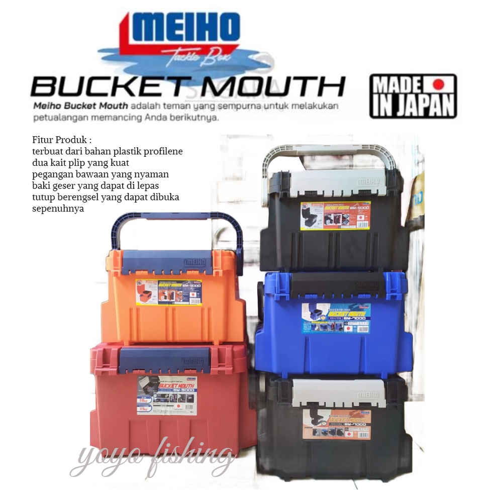 Meiho BM-5000/BM-7000/BM-9000 Fishing Box ORIGINAL | Shopee Singapore