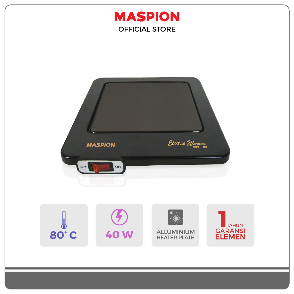Maspion Electric Warmer Pemanas Elektrik MW-85