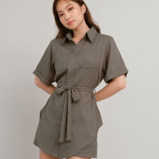 Michael's Collection - One set Blouse and short pants Jin Kyong - Gambar 4