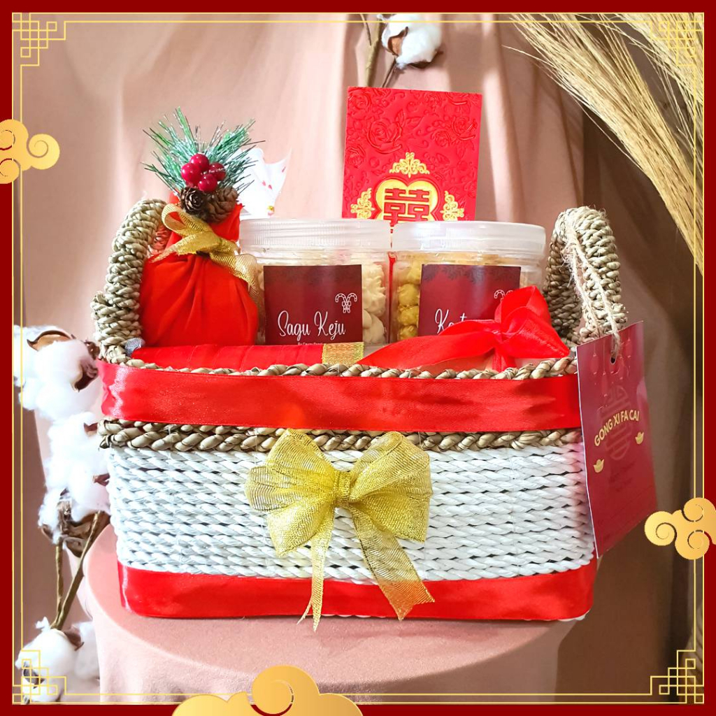 CHINESE NEW YEAR HAMPERS PACKAGE PARCEL PREMIUM HARD BOX DRY CAKE ...