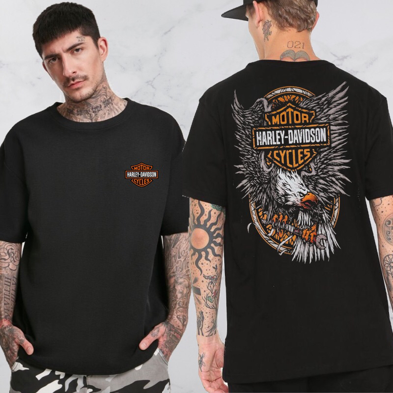 harley davidson printed t shirts