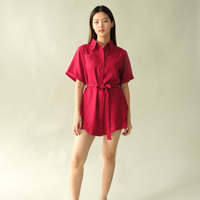 Michael's Collection - One set Blouse and short pants Jin Kyong - Gambar 2