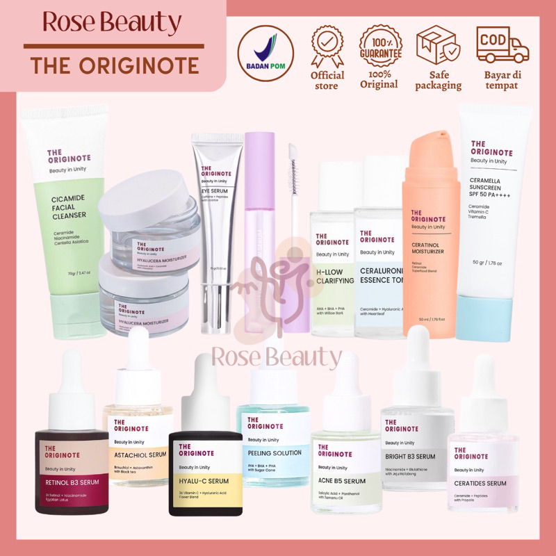 The ORIGINOTE MOISTURIZER GEL HYALUCERA Retinol B3 Ceratinol Eye SERUM Sunscreen SPF 50