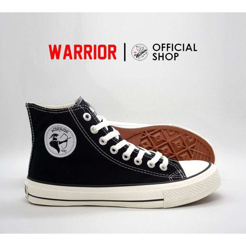 Sepatu Sekolah Warrior Athena Black White HC - Sepatu Sekolah Warrior - Gambar 2