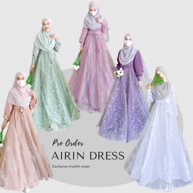 AIRIN DRESS SPECIAL FULL BROOKAT| REQ DATE CONFIRMATION CHAT AND NOTES ...